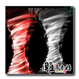 AN四色龙卷风特效素材